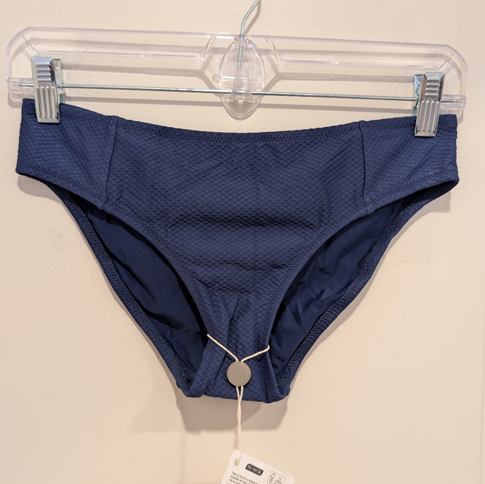 Heidi Klein Navy Blue Bikini Bottom Small